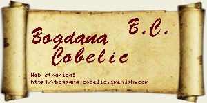 Bogdana Čobelić vizit kartica